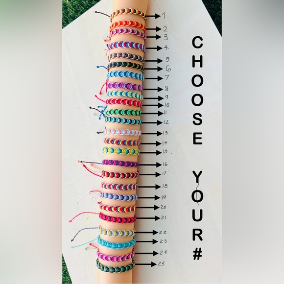 NWT Colorful Collection Braided Adjustable Bracelets - Picture 5 of 10